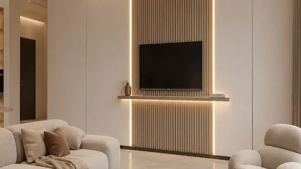 Пример интерьера с акустическими панелями DecorPro
